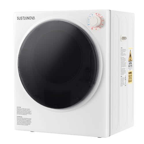 2.6 cu.ft Portable Electric Clothes Dryer, 800W Compact