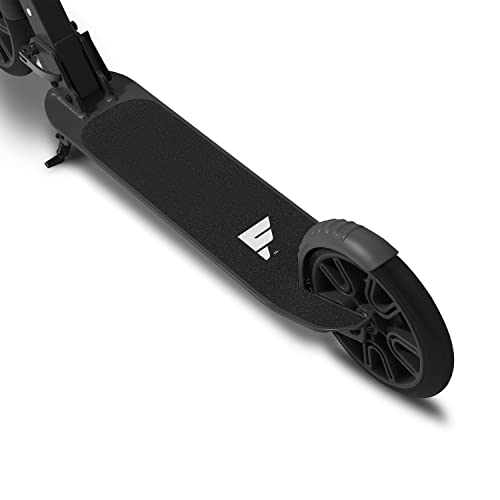 Flyer Kickstart Max, Kick Scooter, Adjustable Handlebars & Foldable, Black Scooter 8+ Years, and up to 220 lbs
