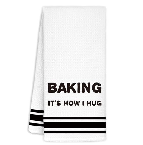 Funny Baking Quote Decorative Kitchen Dish Towels