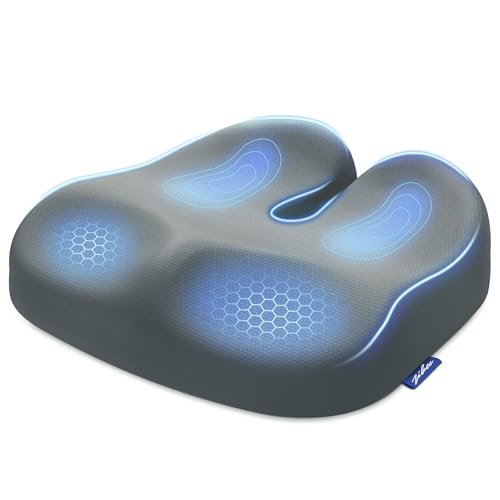 ZIKEE Memory Foam Ergonomic Seat Cushion