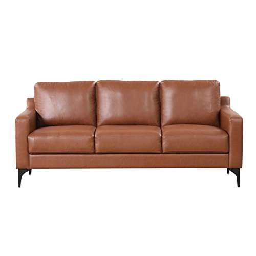Serta DreamCoil Vegan Leather 78-Inch Sofa