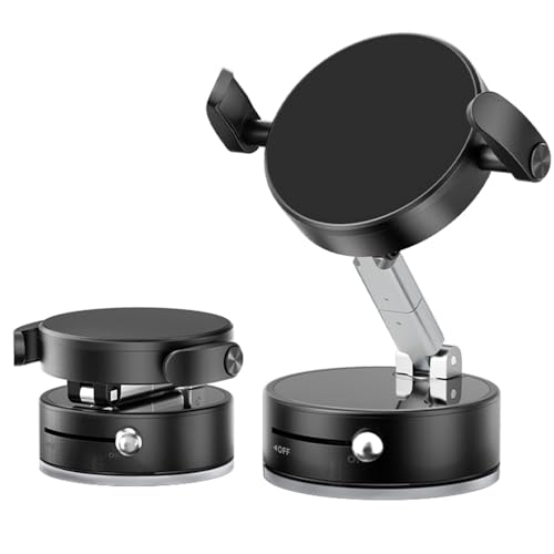 Magnetic 360° Adjustable Car Phone Mount with Suction