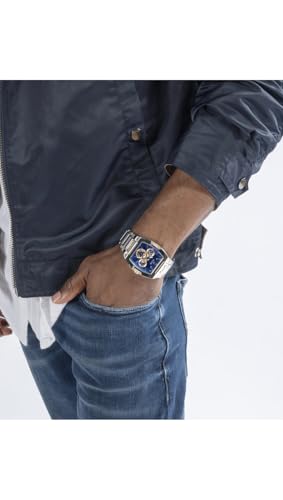GUESS Men's 43mm Silver Bracelet Watch