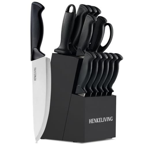 14-Piece High Carbon Stainless Steel Kitchen Knife Set