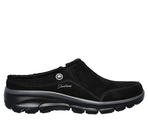 Skechers Women's Suede Fur Slip-On Clogs Mule