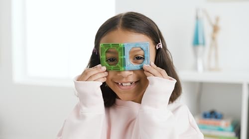 Discovery Kids 100-Piece 3D Magnetic Tile Set