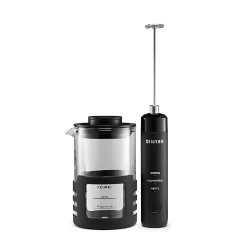 Keurig Rechargeable Handheld Milk Frother with Cup