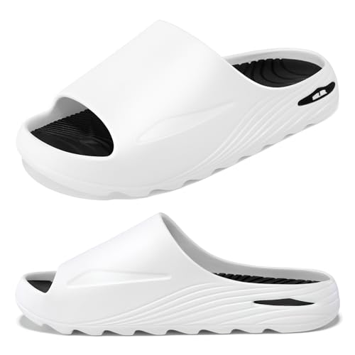 Men's Orthotic Recovery Slides for Plantar Fasciitis Support