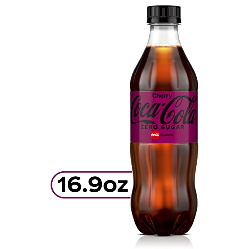 Coca-Cola Zero Sugar Cherry Diet Soda Soft Drink, 16.9 fl oz, 6 Pack