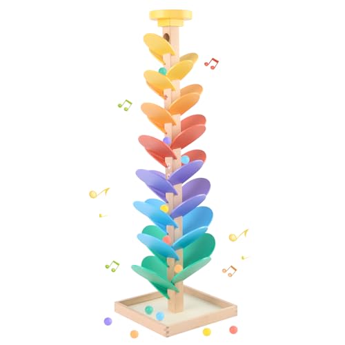Wooden Musical Marble Run Tree Toy