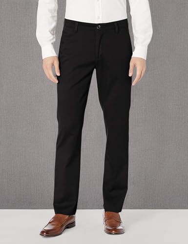 Dockers Slim Fit Khaki Pants, Black, 28W x 30L