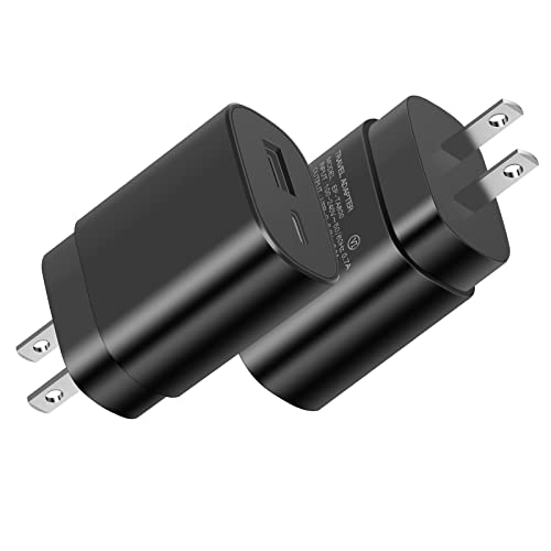 2 Pack 25W USB C Fast Charger Block