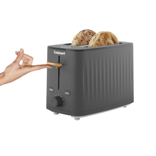 Cuisinart Soho™ Collection 2-Slice Toaster, 7 Toaster Setting, Defrost, Reheat, and Bagel Setting, Convenient Rear Cord Storage, Black, CPT-7BK