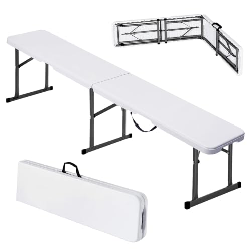 6ft Portable Plastic Folding Bench