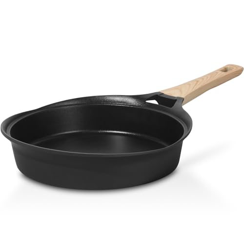 11 Inch Nonstick Deep Frying Pan Granite Skillet