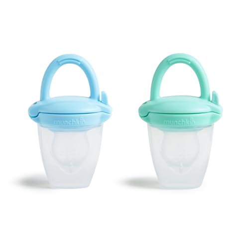 2 Pack Munchkin Silicone Baby Food Feeders