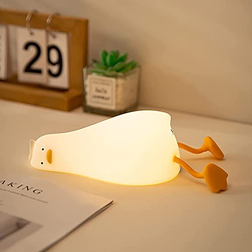 Rechargeable Dimmable Duck Silicone Night Light