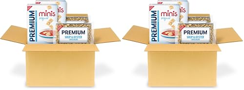 4 Variety Mini Pack Premium Soup Oyster & Saltine Crackers (OU-D)