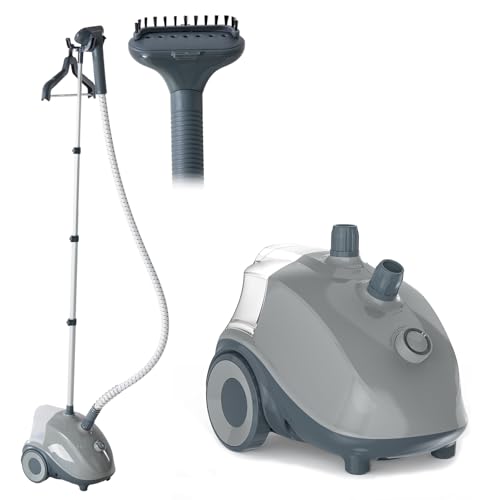 1500W Standing Garment Steamer with 1.7L Tank
