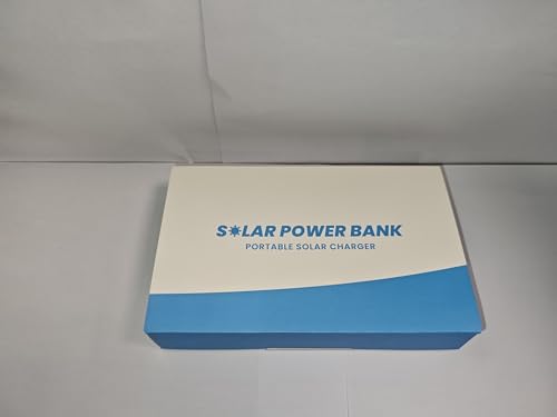 Bilivein Solar Power Bank 26800mAh with Flashlight