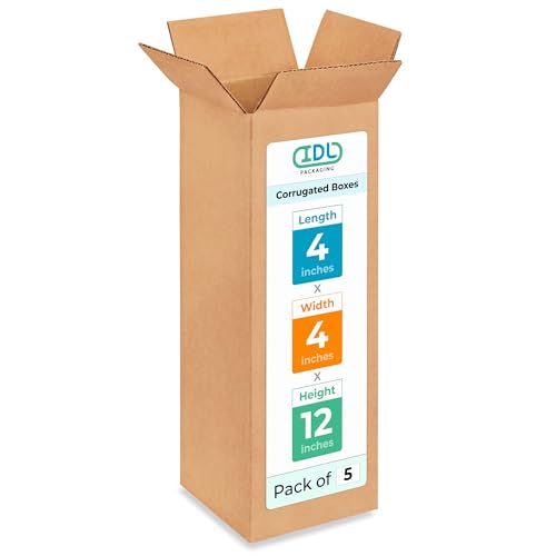 5 Pack Tall Extra Strength Shipping Boxes