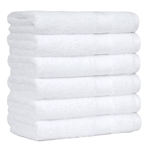 6 Pack Amazon Basics Cotton Hand Towels Bathroom