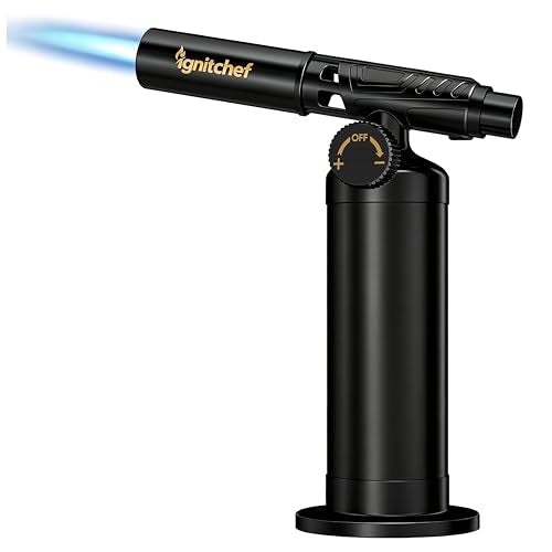 Refillable Adjustable Flame Metal Torch Lighter