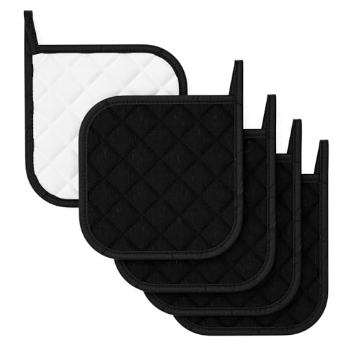 5 Pack Heat Resistant Cotton Pot Holders