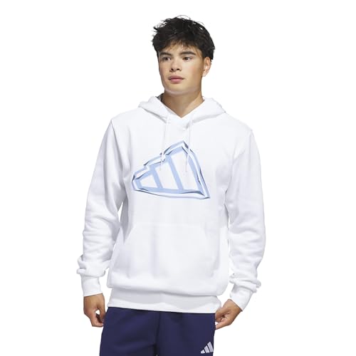 adidas Men's Big Logo Graphic Hoodie Pullover