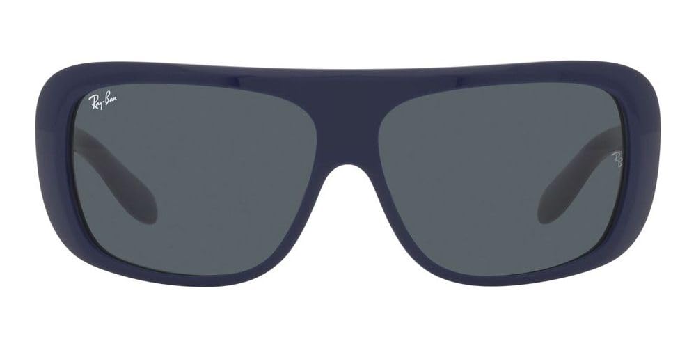 Ray-Ban RB2196 Blair Rectangular Sunglasses, Blue/Blue, 61 mm