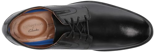 Clarks Black Leather Oxford Shoes for Men