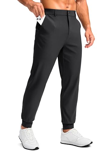 Men's Slim Fit Golf Joggers with 4 Pockets