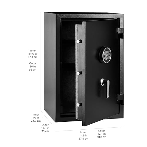 Amazon Basics Fireproof Security Safe, 2.1 Cu Ft