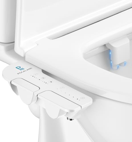 Ultra-Slim Non-Electric Bidet Toilet Seat Attachment