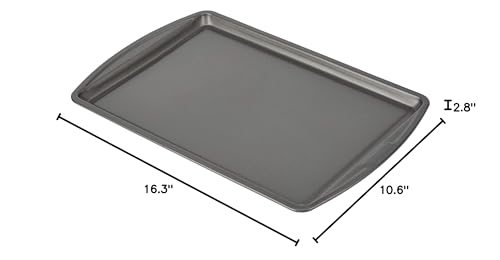 Goodcook 4020 Baking Sheet, 13 Inch x 9 Inch,Grey