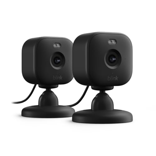 2 Pack Blink Mini 2 Indoor Security Cameras