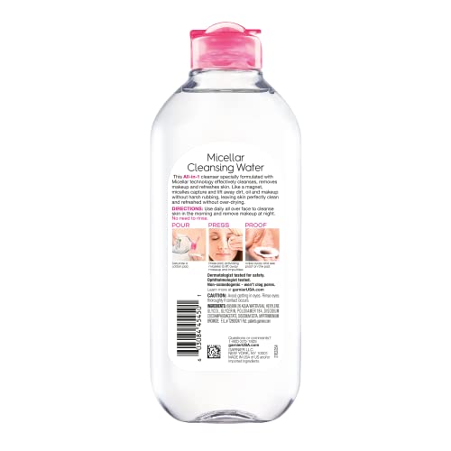 Garnier Micellar Water Makeup Remover for Sensitive Skin