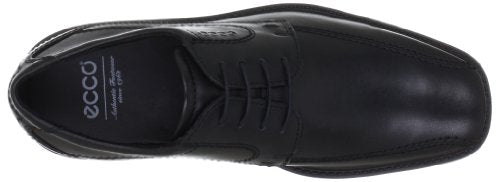 ECCO Men's New Jersey Tie Oxford,Black,44 EU (US Men's 10-10.5 M)