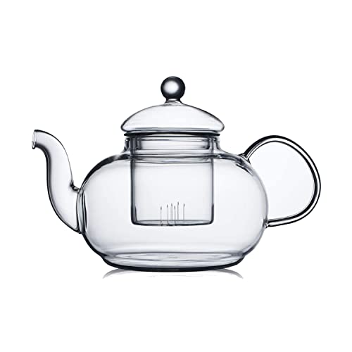 20.3 oz Glass Teapot with Removable Infuser