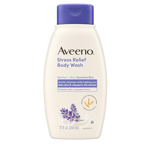 Aveeno Lavender Stress Relief Body Wash 12 fl oz