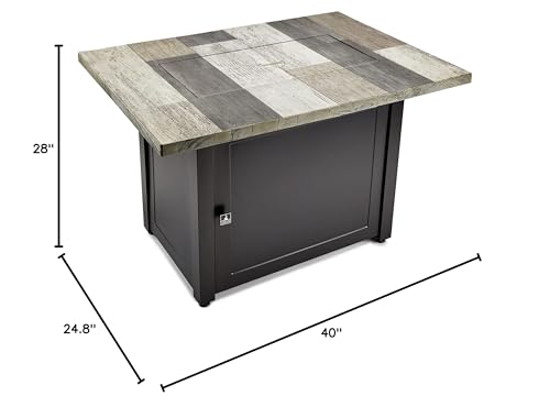 Endless Summer Rectangular Gas Fire Table 40x28"
