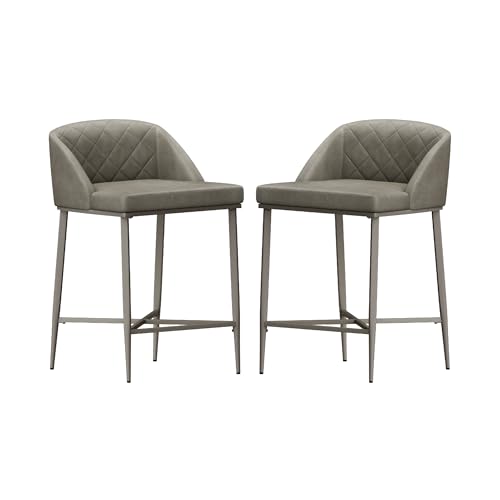 Hillsdale Gray Counter Height Stool Set of 2