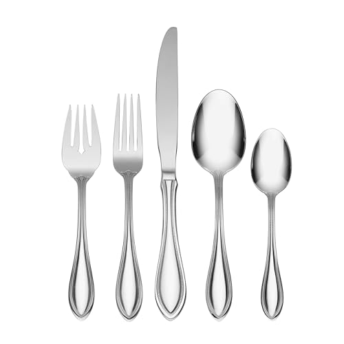 45 Piece Oneida Stainless Steel Flatware Set