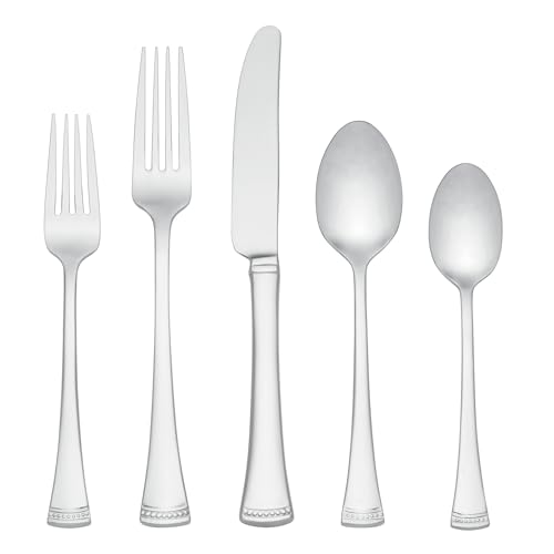 20 Piece Lenox 18/10 Stainless Steel Flatware Set
