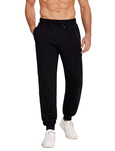 Fleece Sweatpants with Zipper Pockets Jogger Pants