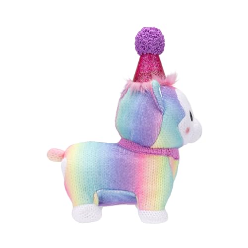 Rainbow Party Plush Toy with Music & Surprise!