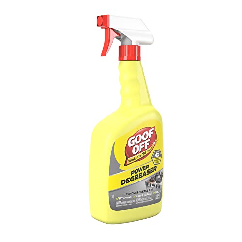 Goof Off Power Cleaner and Degreaser for Mechanics– 32 oz. Trigger Spray Bottle