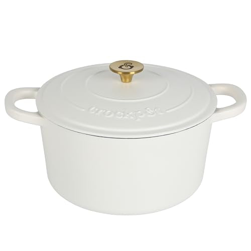 Crock-Pot 7-Quart Enameled Cast Iron Dutch Oven