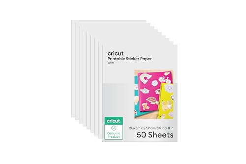50 Sheet Cricut Printable Sticker Paper