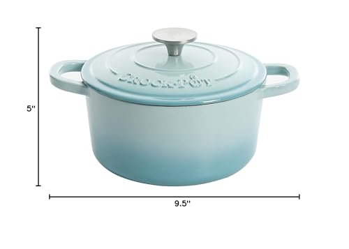 5-Quart Crock-Pot Enameled Cast Iron Dutch Oven